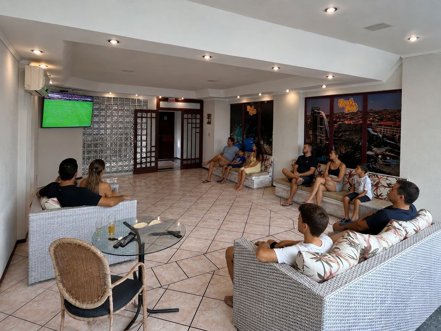 Lounge social do Residencial Itapema