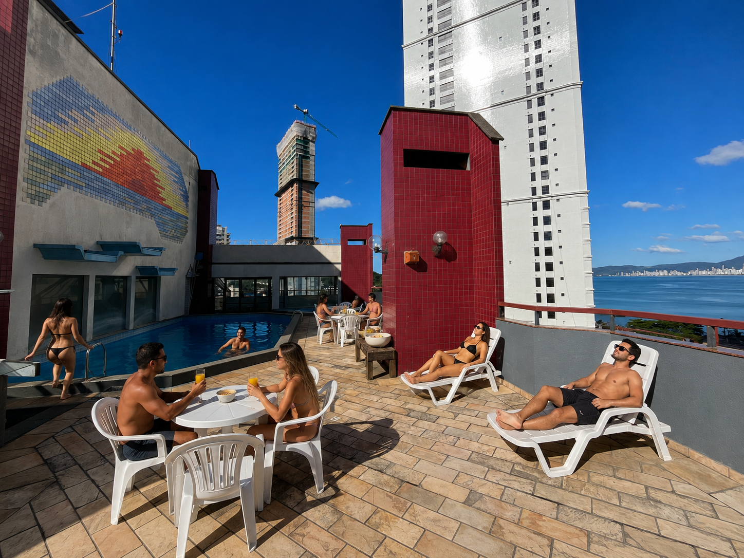 Piscina na Cobertura