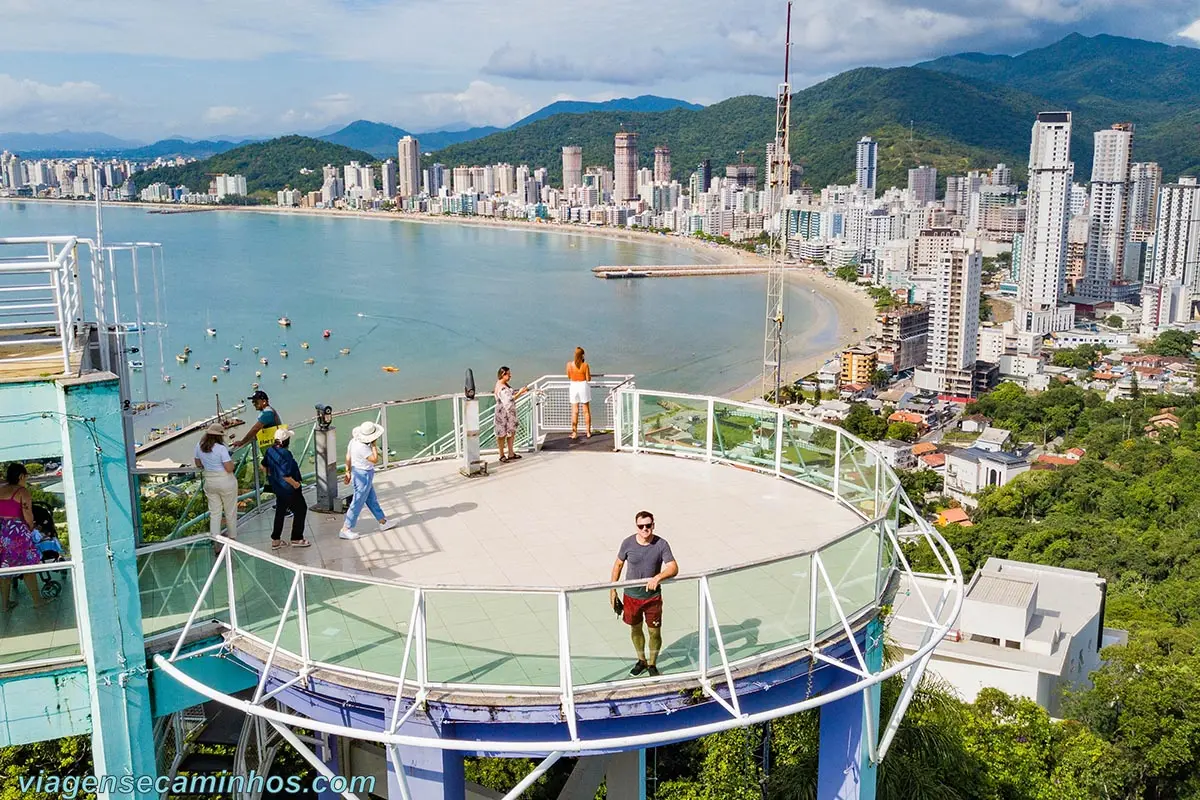 Mirante do Encanto com vista panorâmica de Itapema